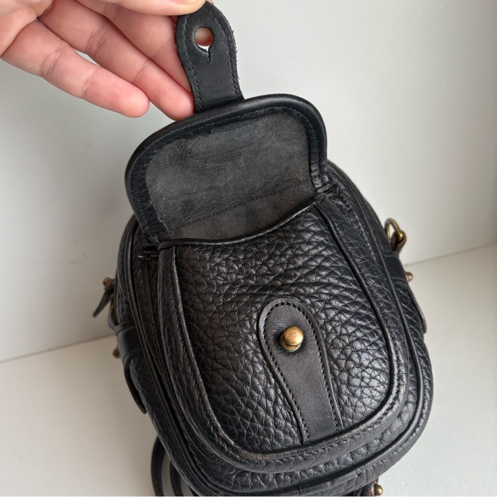 Dooney and Bourke awl Leather Mini Explorer Bag Crossbody Bag - Picture 12 of 16